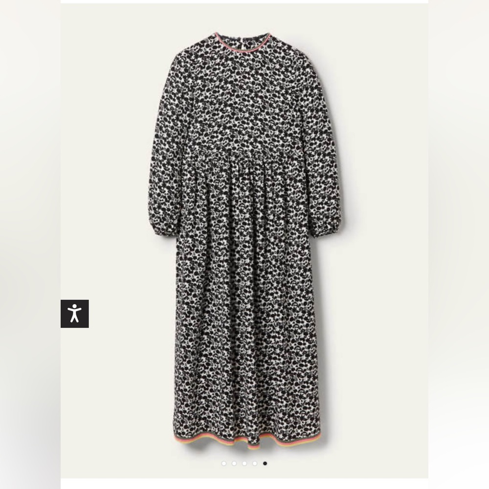 Boden trim detail maxi dress EUC size 20/22